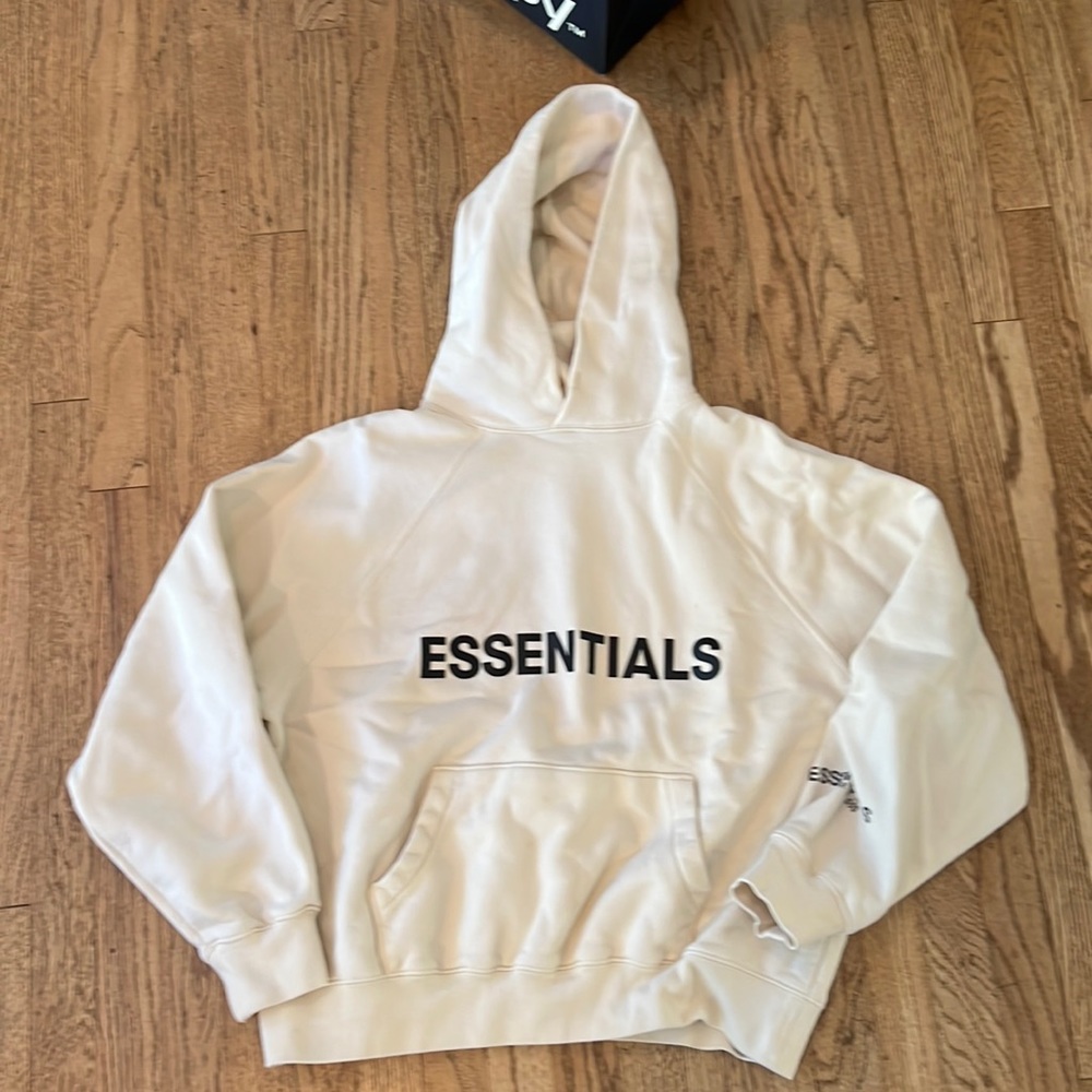 Essentials Cream Fear of God Hoodie